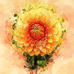 Flower painting images