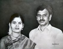 Couple pencil sketch